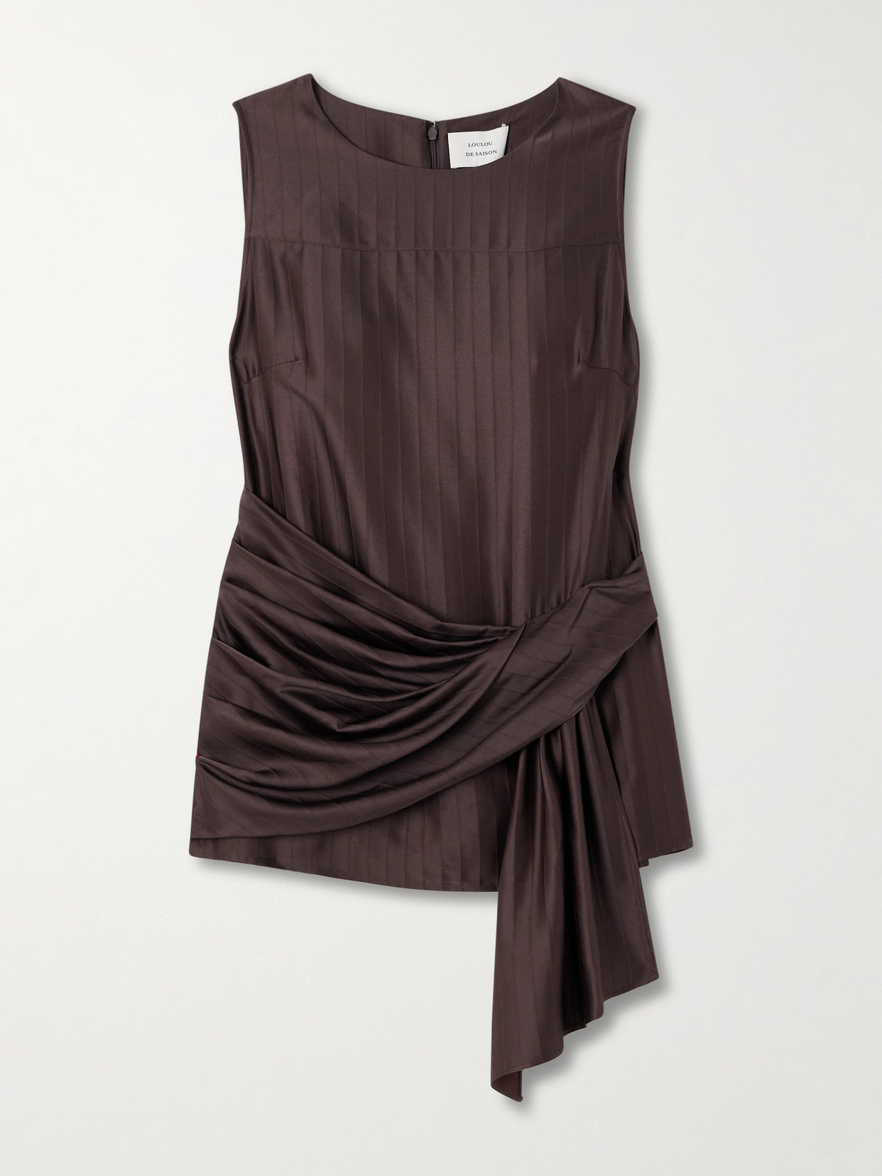 Draped Paneled Top