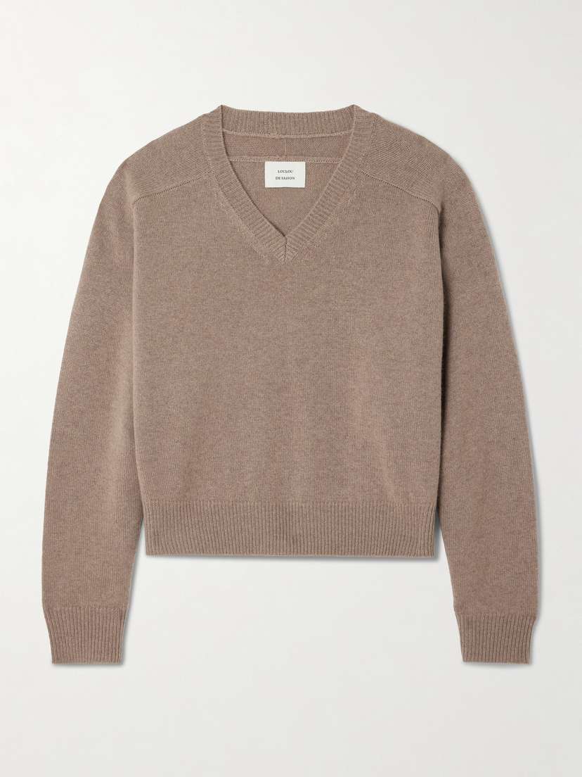 Loulou de Saison Anzor Embroidered Cashmere Sweater