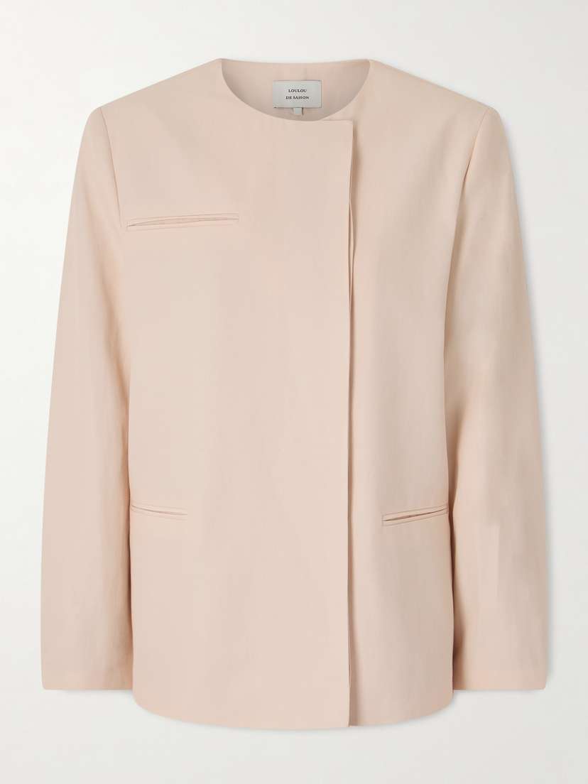 Loulou de Saison Bono Double-breasted Twill Jacket