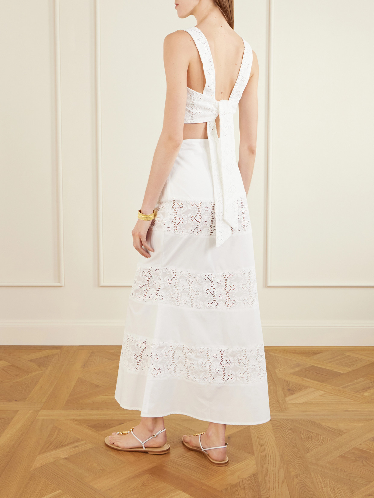 Lena Broderie Anglaise Cotton Top