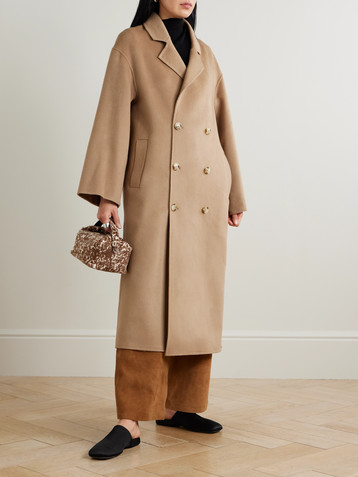 AURALEE - Wool-blend gabardine coat | Plush