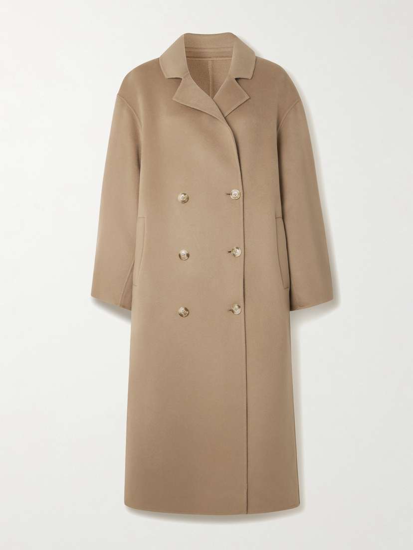 Loulou de Saison Borneo Double-breasted Wool And Cashmere-blend Coat
