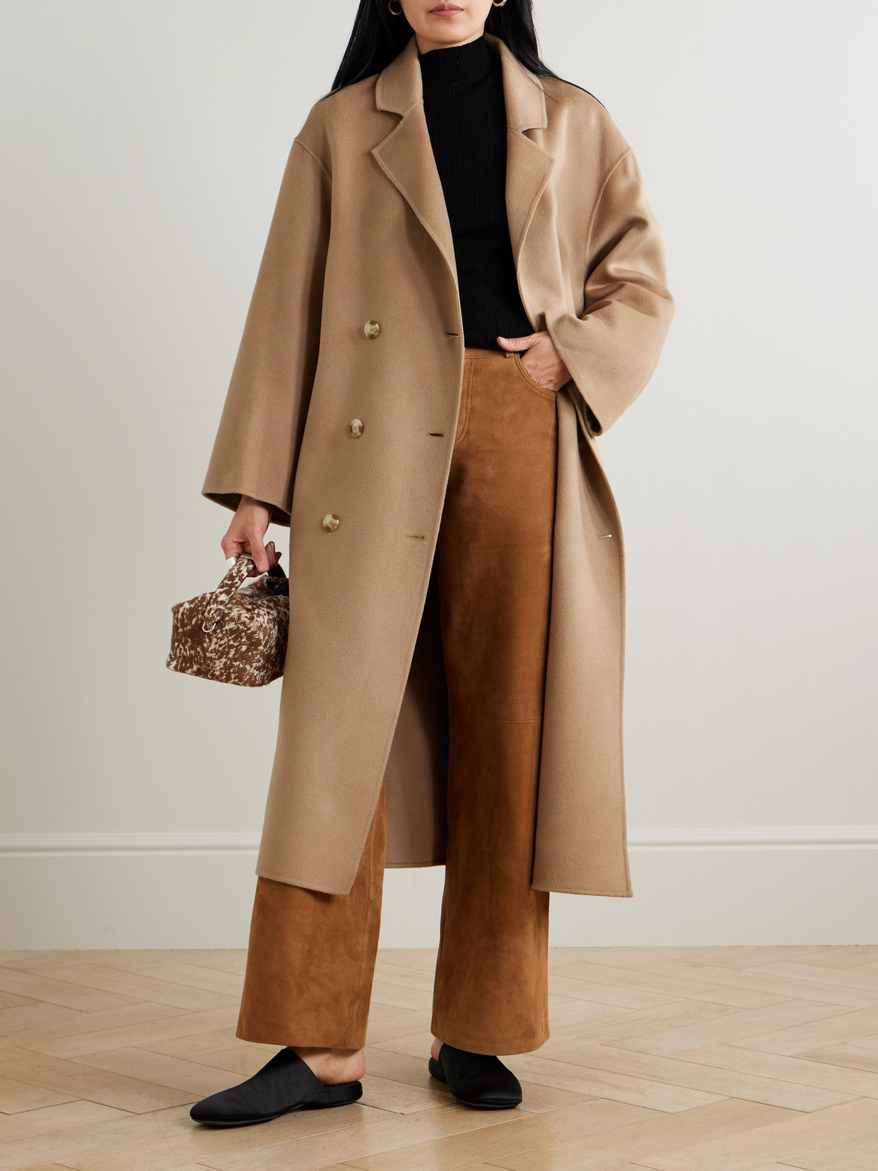 Borneo Double-Breasted Wool And Cashmere-Blend Coat