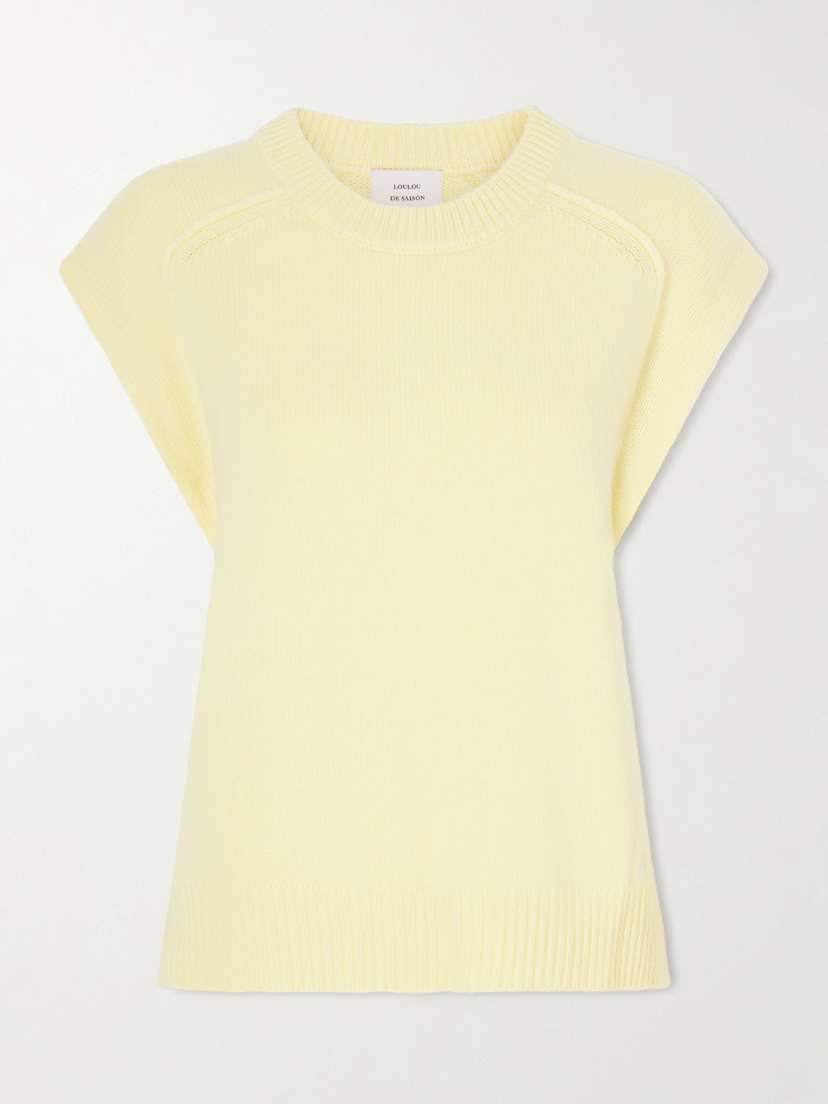 Loulou de Saison Mari Oversized Wool And Cashmere-blend Vest