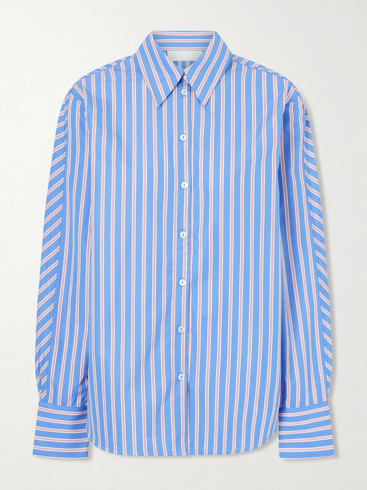 D'estree Gahee Striped Cotton-poplin Shirt In Multi