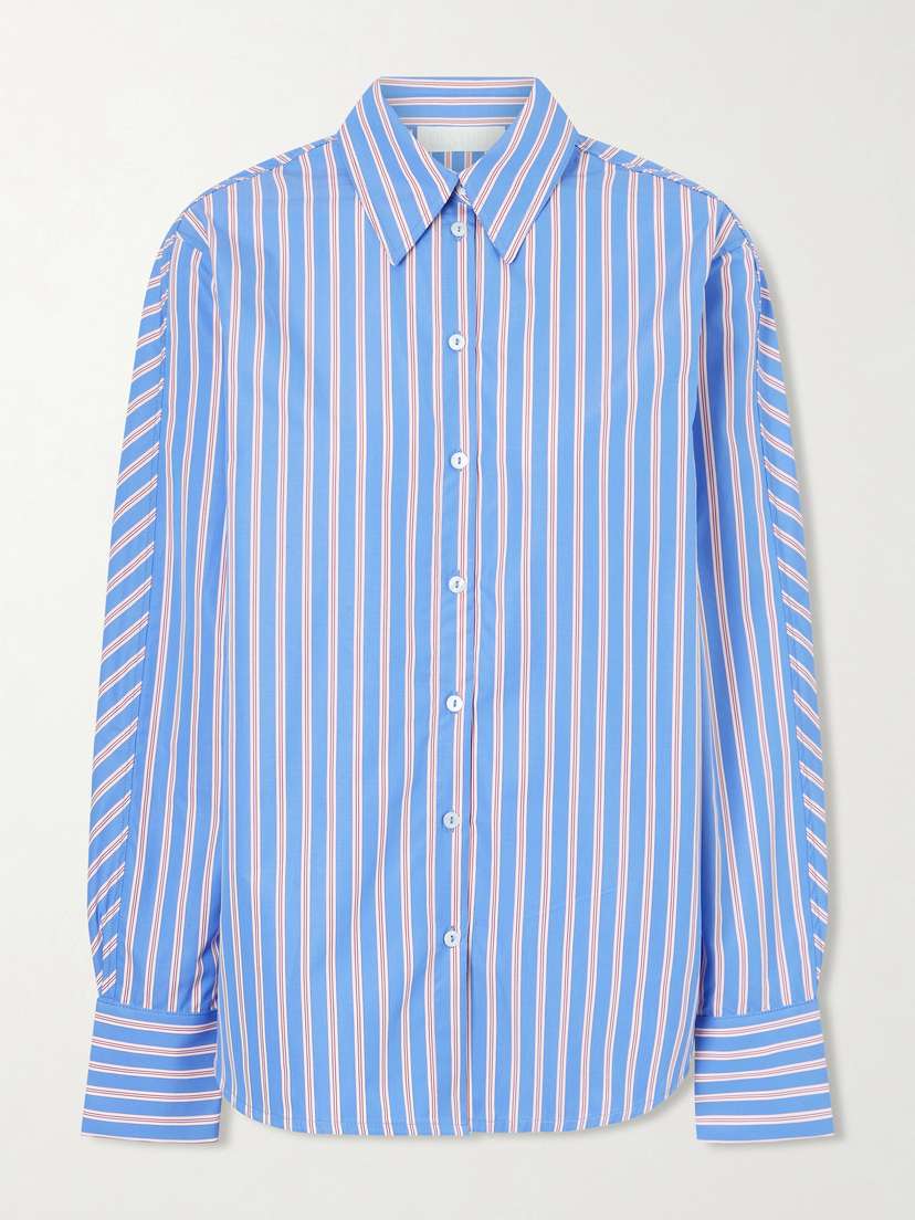 DESTREE Gahee Striped Cotton-poplin Shirt