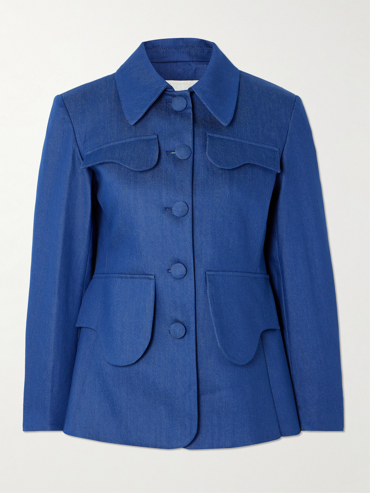 D'estree Tamara Denim Blazer In Blue