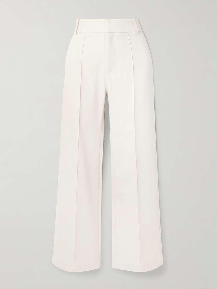 DESTREE Yoshitomo Pleated Denim Straight-leg Pants