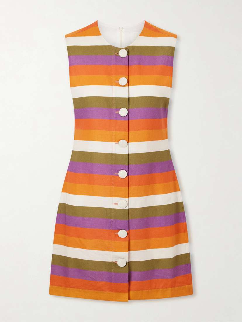 DESTREE Camille Striped Mini Dress