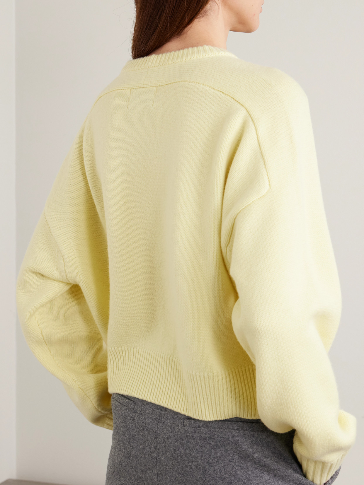 Bruzzi Cropped Wool And Cashmere-Blend Sweater
