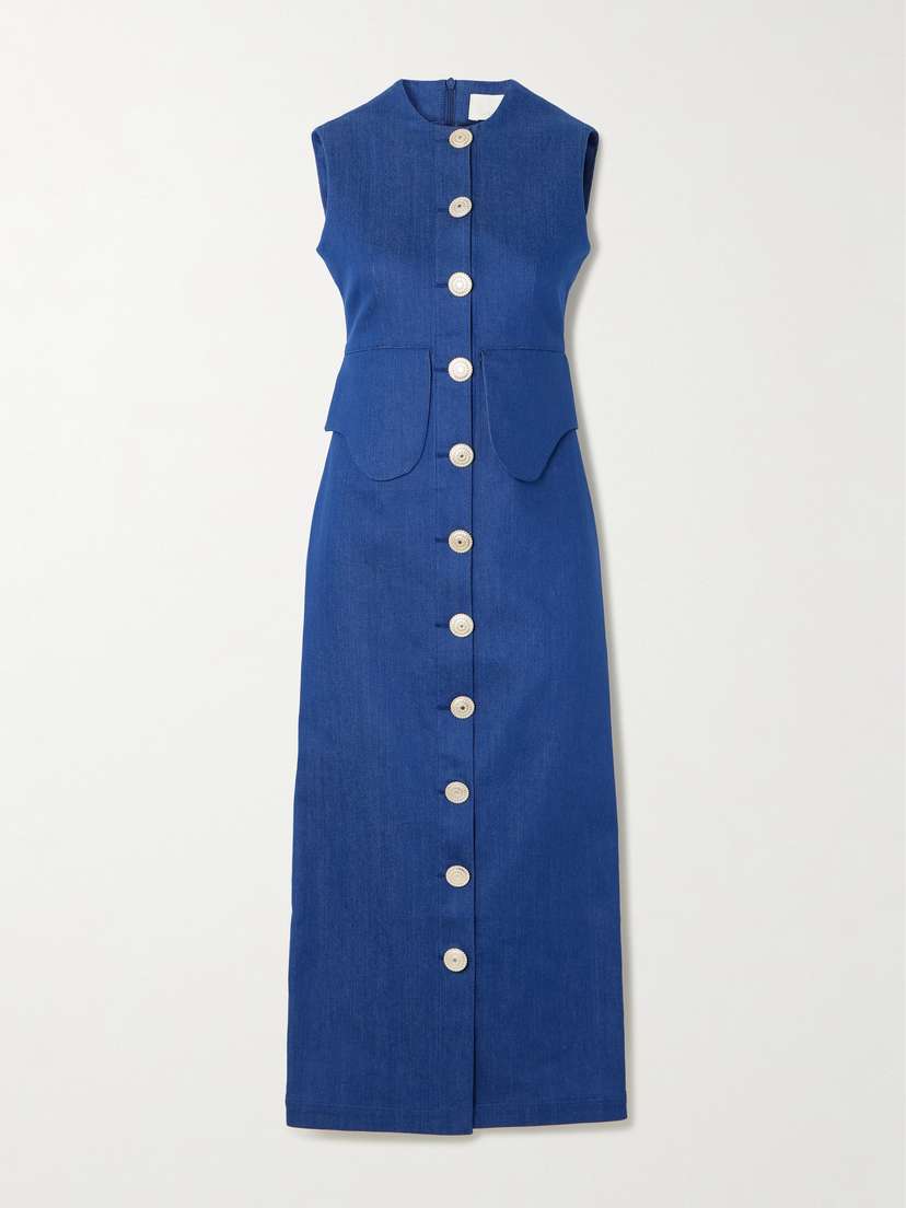 DESTREE Laetitia Denim Midi Dress