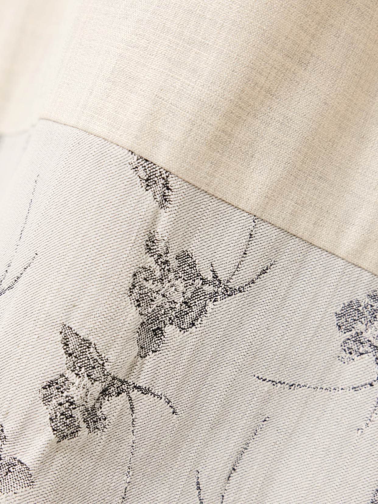 Mila Woven And Denim-Jacquard Midi