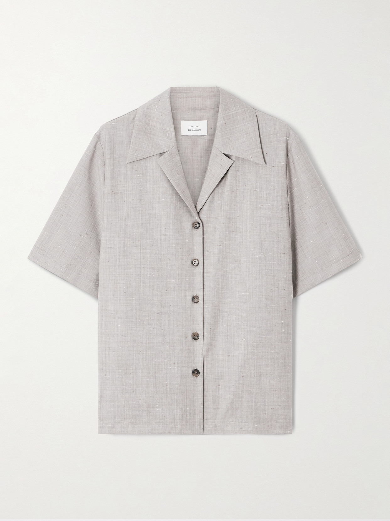 Boa Wool And Silk-Blend Shirt