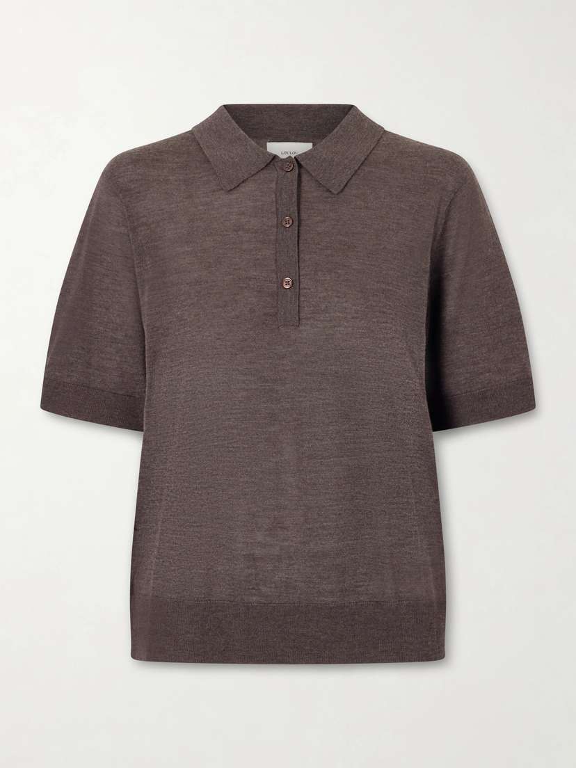 Loulou de Saison Migo Cashmere Polo Shirt