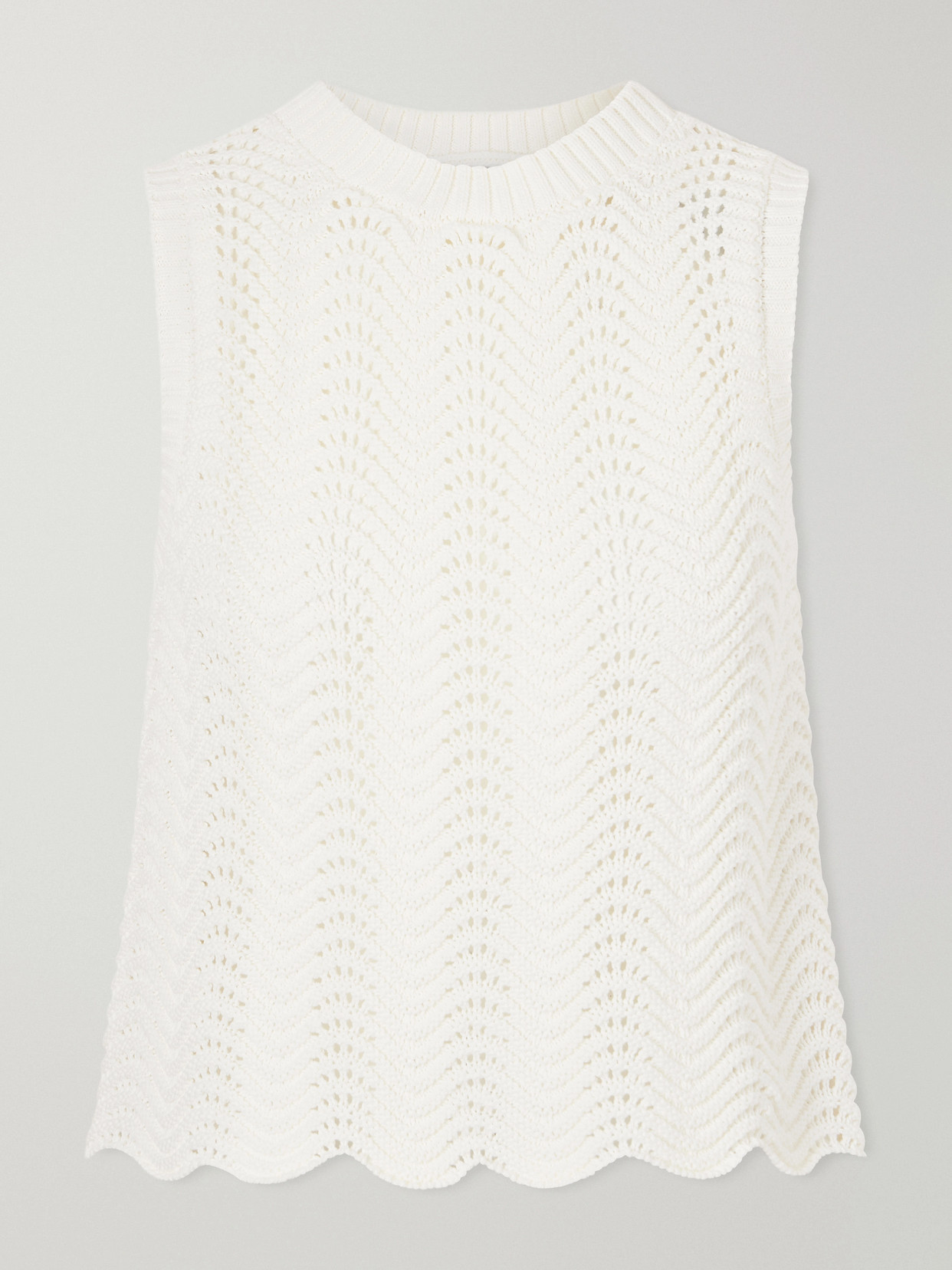 Vittoria Crocheted Cotton Top