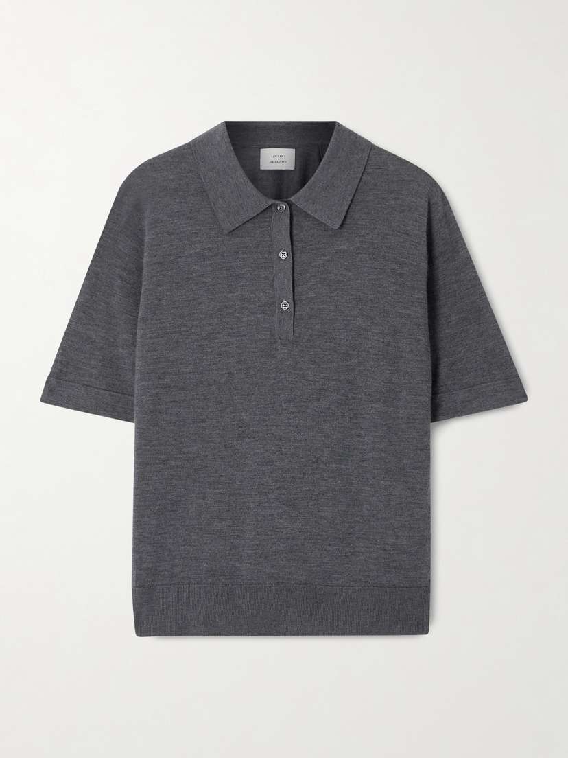 Loulou de Saison Migo Cashmere Polo Shirt