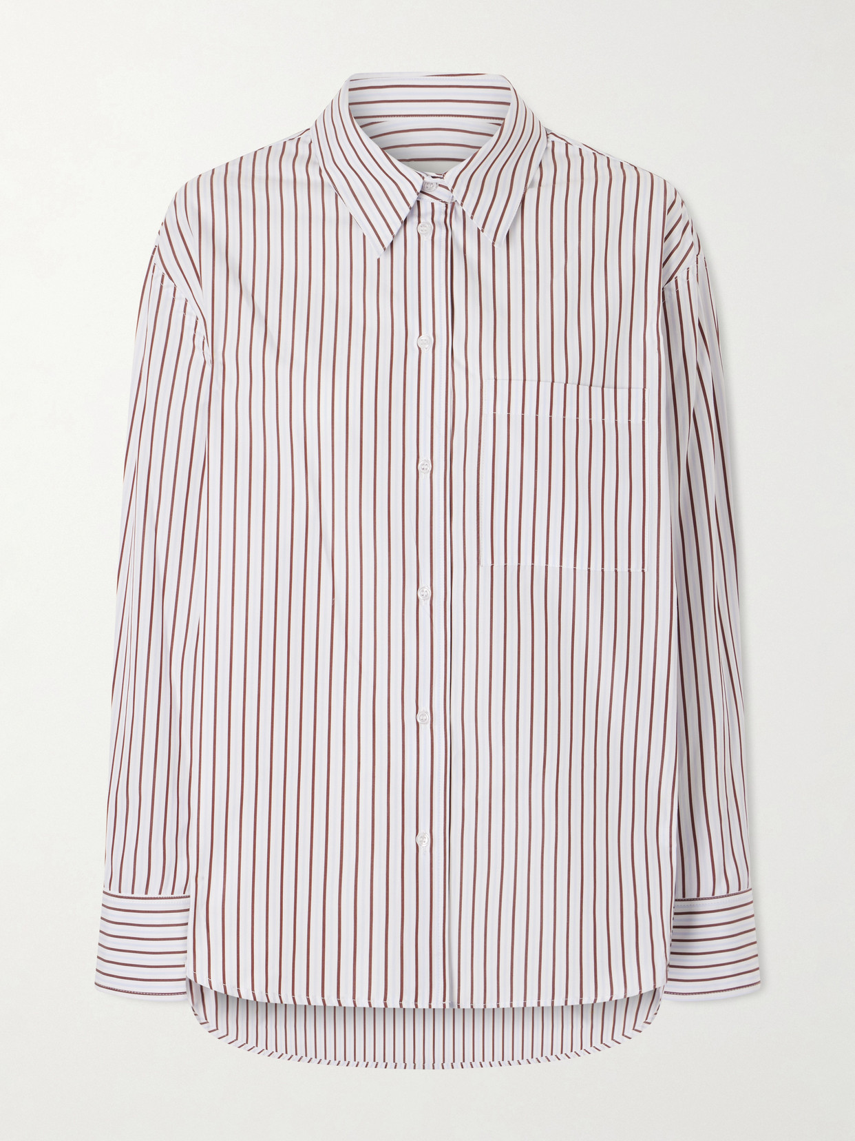 Maud Striped Cotton-Poplin Shirt