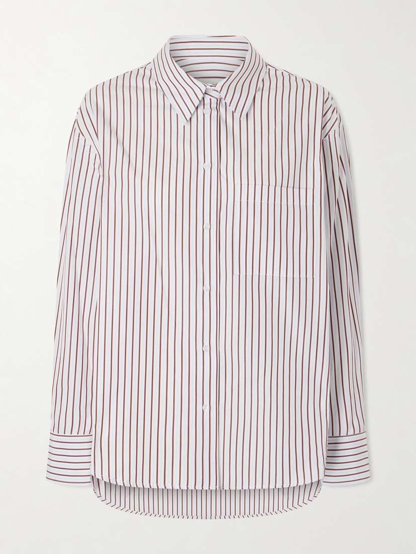Loulou de Saison Maud Striped Cotton-poplin Shirt