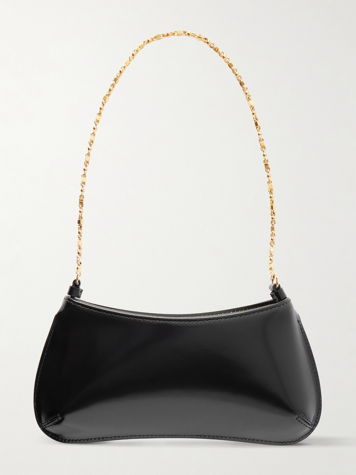 Jacquemus Ex 24hbaw00404ac18a01 Le Petit Bisou Chaine Shoulder Bags Black In Black