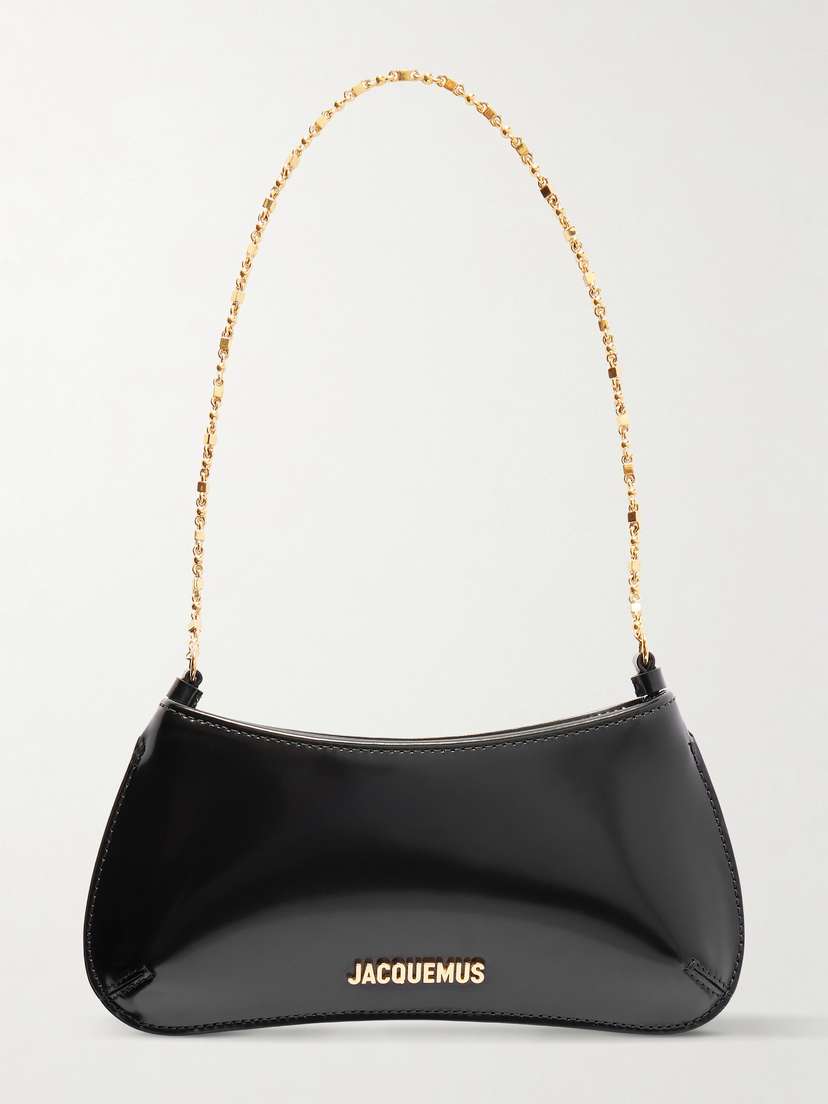 Jacquemus Le Petit Bisou Polished-leather Shoulder Bag