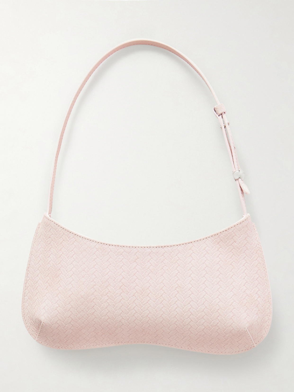 Le Bisou Embellished Woven Shoulder Bag