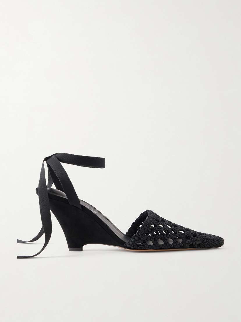 Jacquemus The H Leather Wedge Pumps