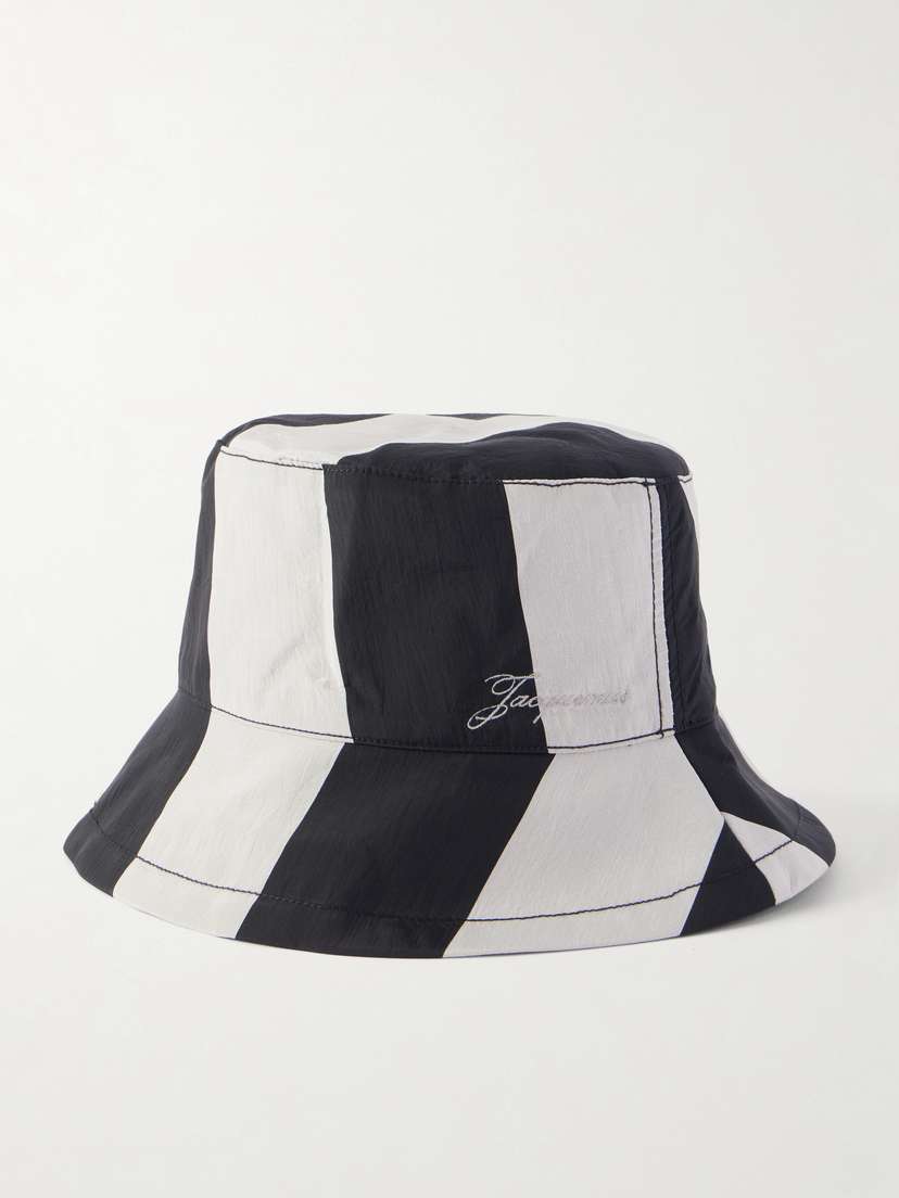 Jacquemus Le Bob Checked Bucket Hat