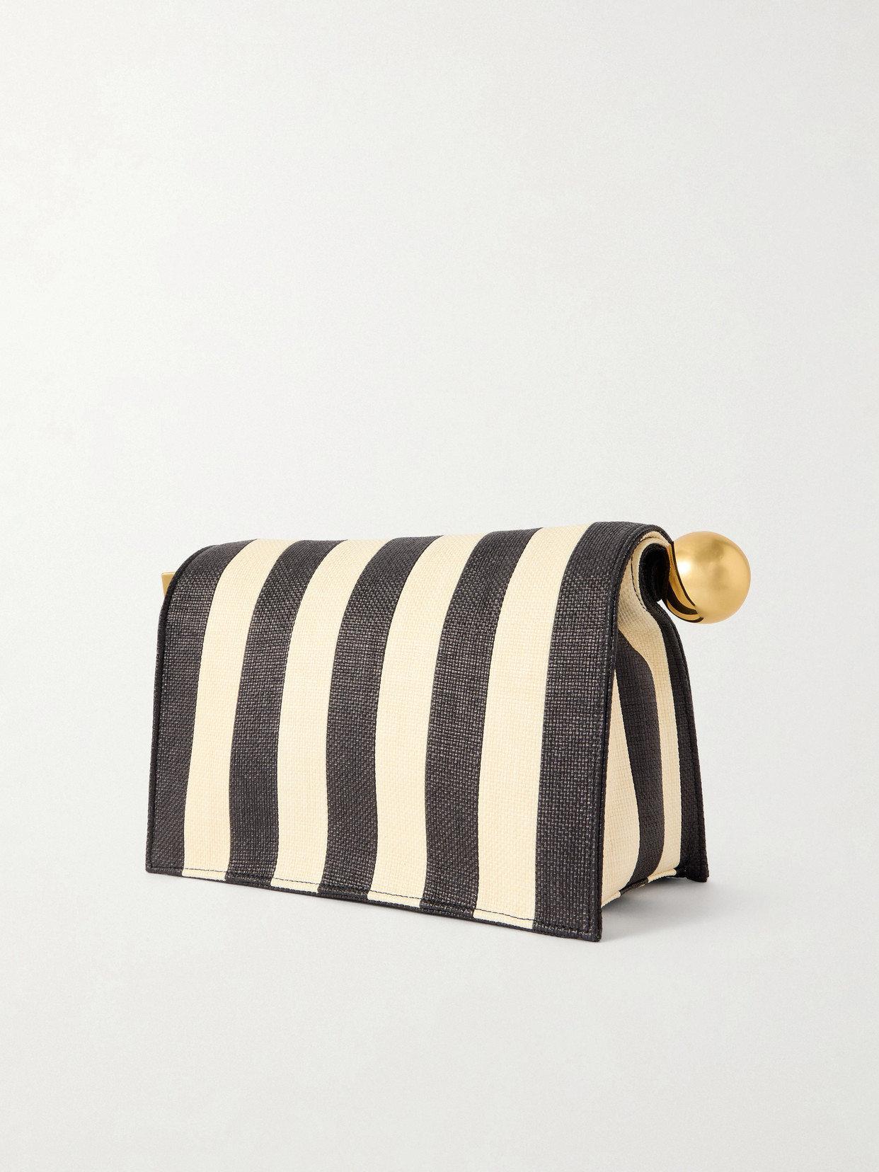 Jacquemus Logo Clutch In Black