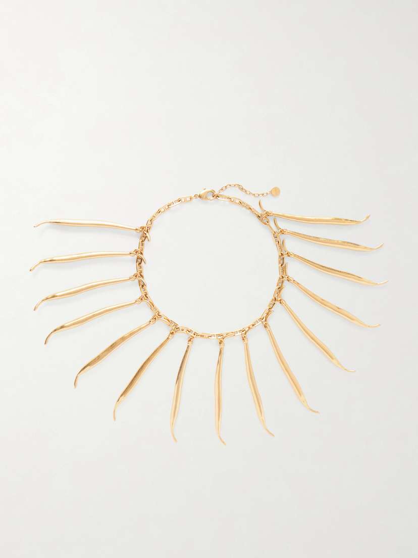 Jacquemus Le Collier Haricots Gold-tone Necklace