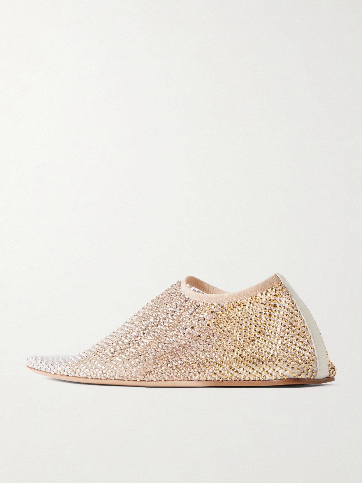 Christopher Esber Embellished Slip On In Gold