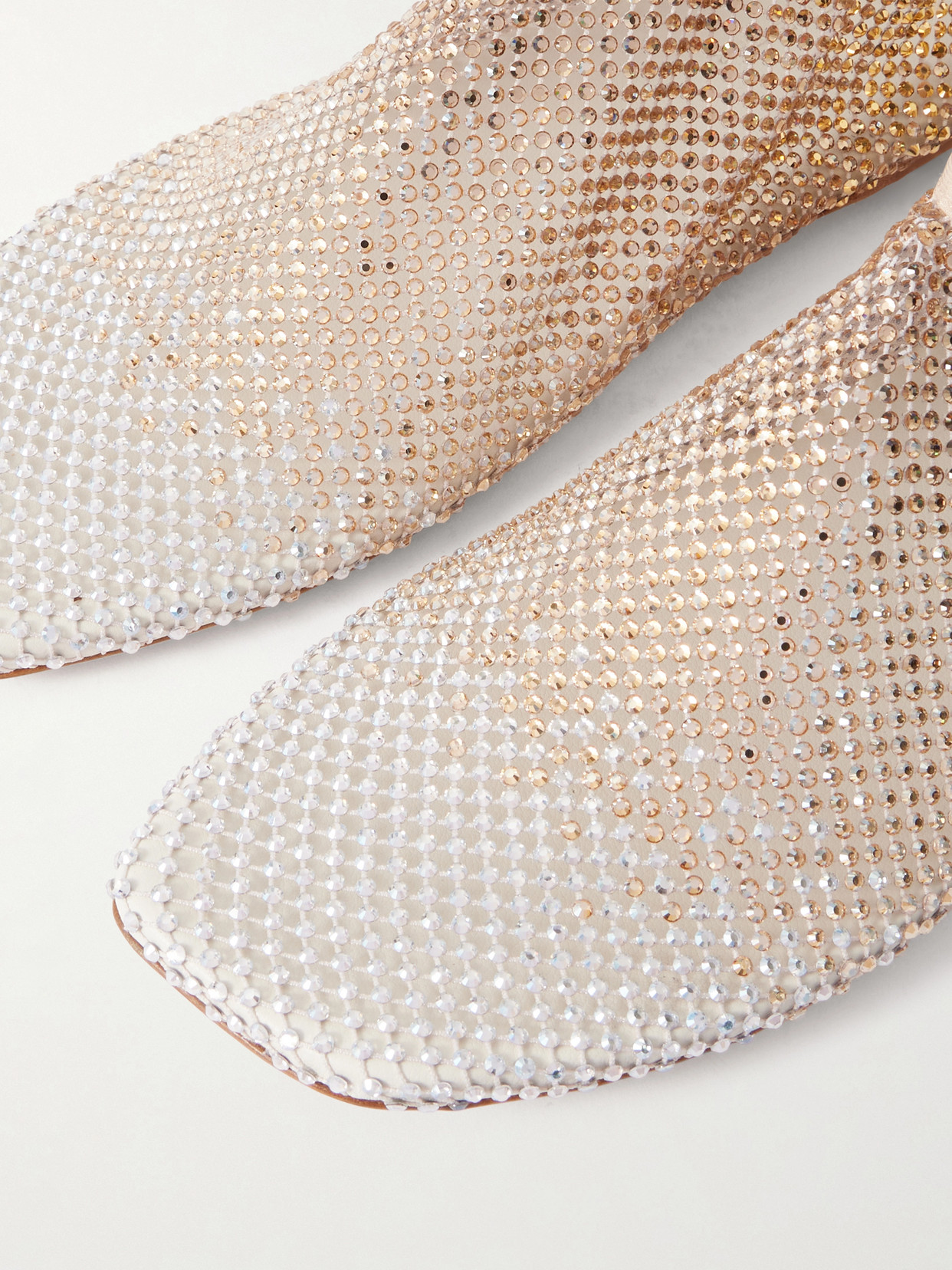 Christopher Esber Embellished Slip On In Gold