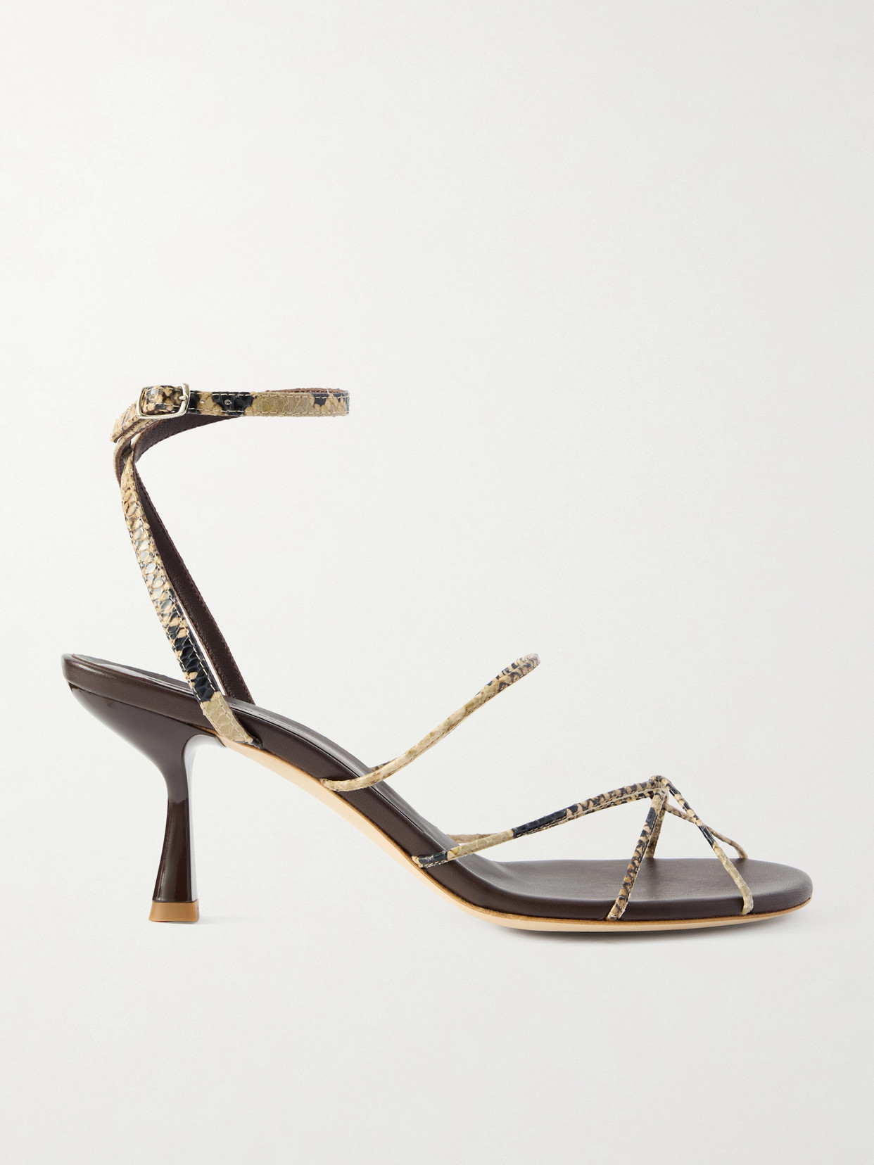 Blaze Snake-Effect Sandals