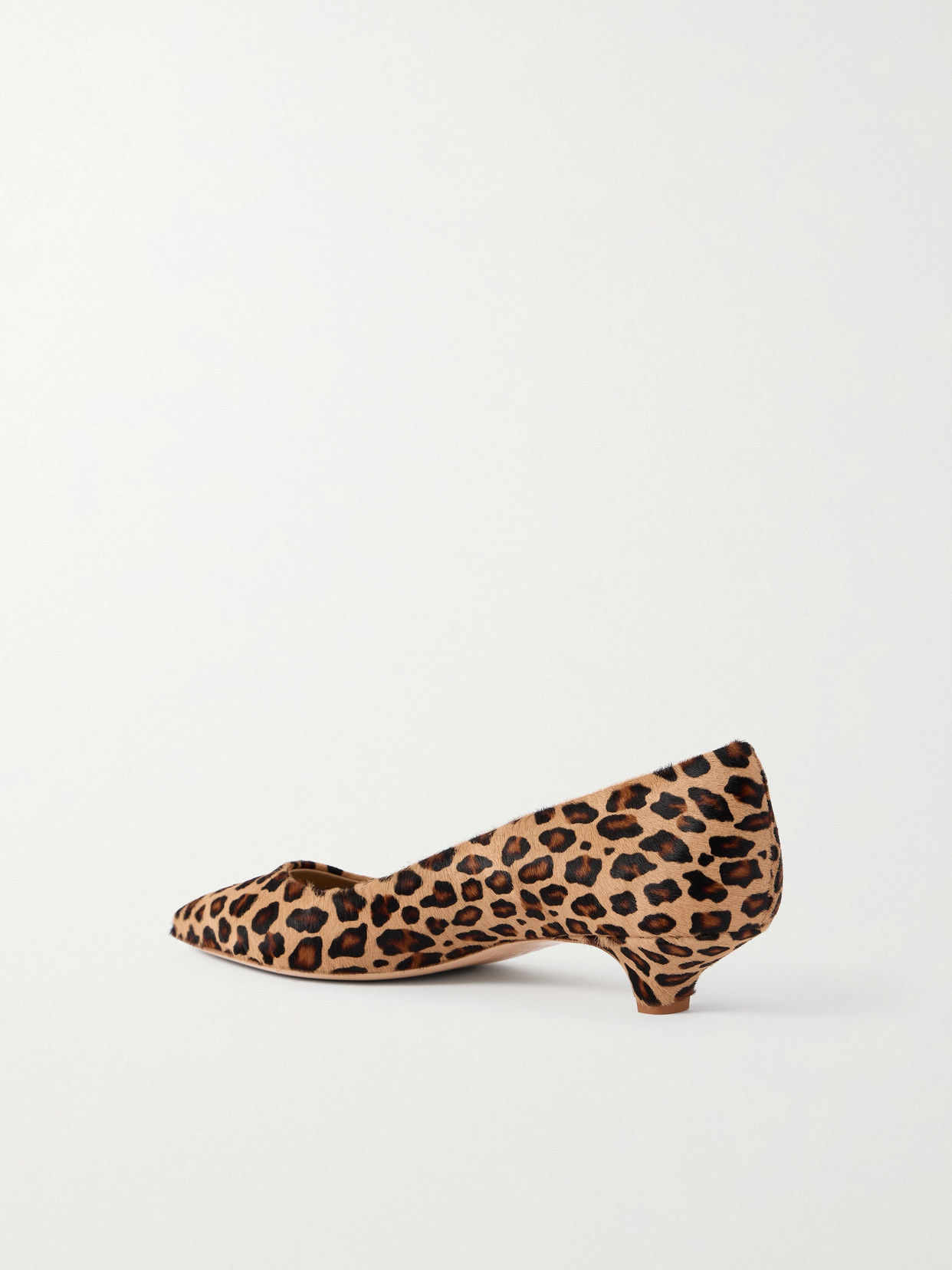 Jamie Haller Kitty Leopard-print Calf Hair Pumps In Brown