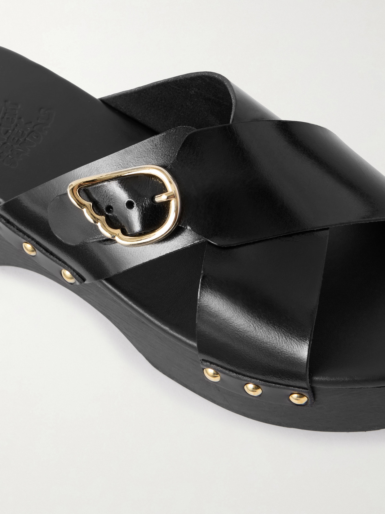 Marilisa Sabot Studded Leather Clogs