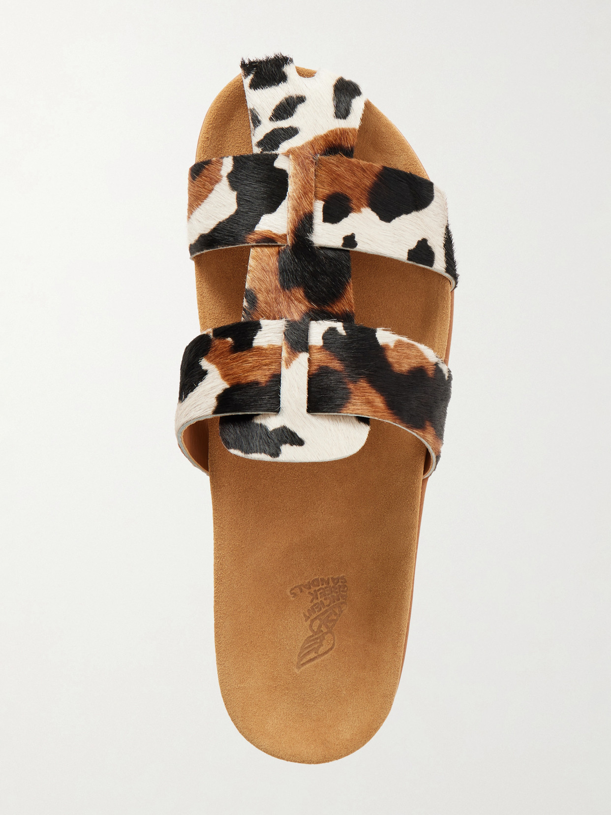 Skafi Cow-Print Sandals