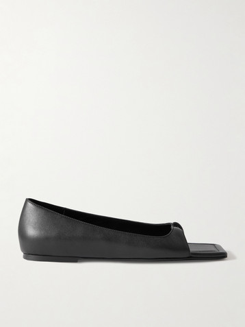 St. Agni 90s leather pumps