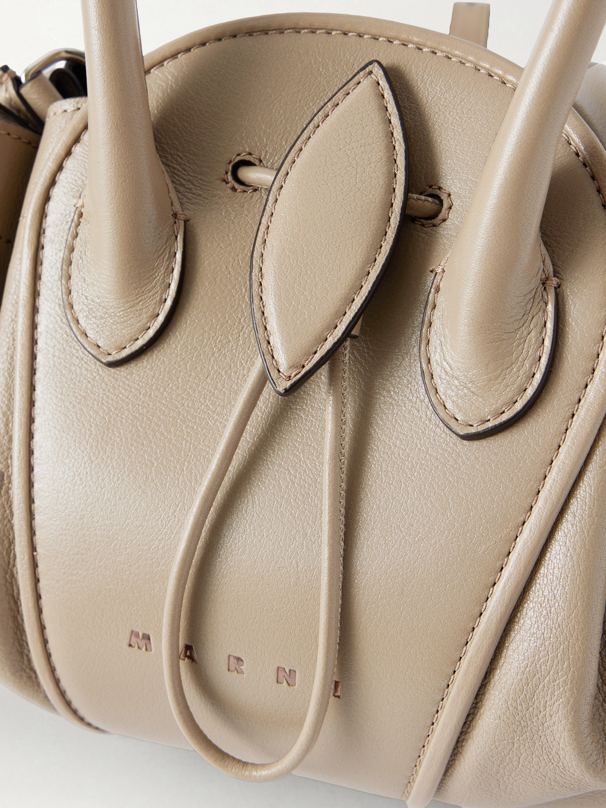 Tulipea Small Ruched Shoulder Bag