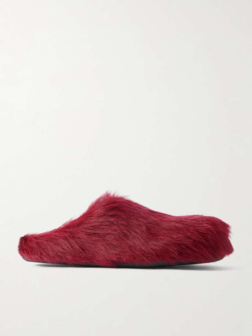 Marni Fussbett Calf Hair Clogs