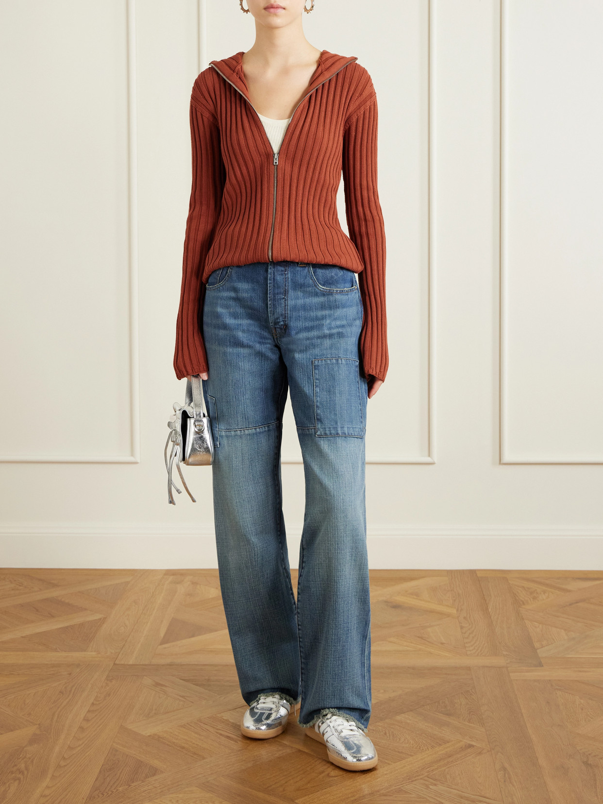 Chance Frayed Straight-Leg Jeans
