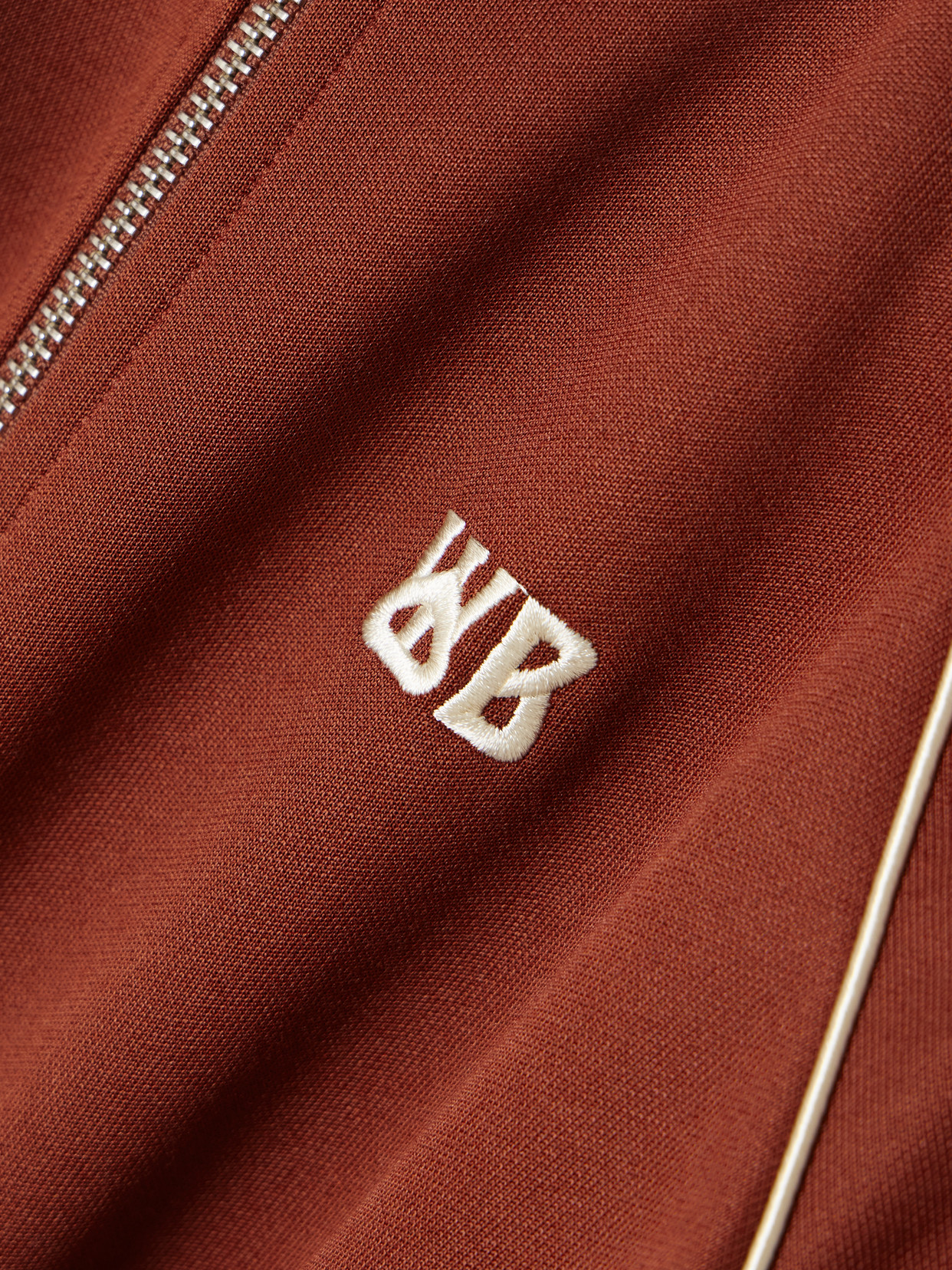 Anthem Embroidered Mesh-Trimmed Jersey Track Jacket