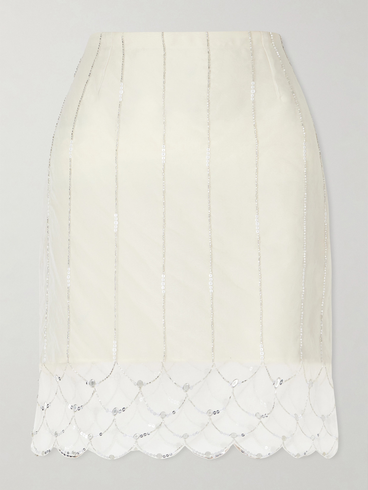 Triumph Embellished Silk-Organza Skirt