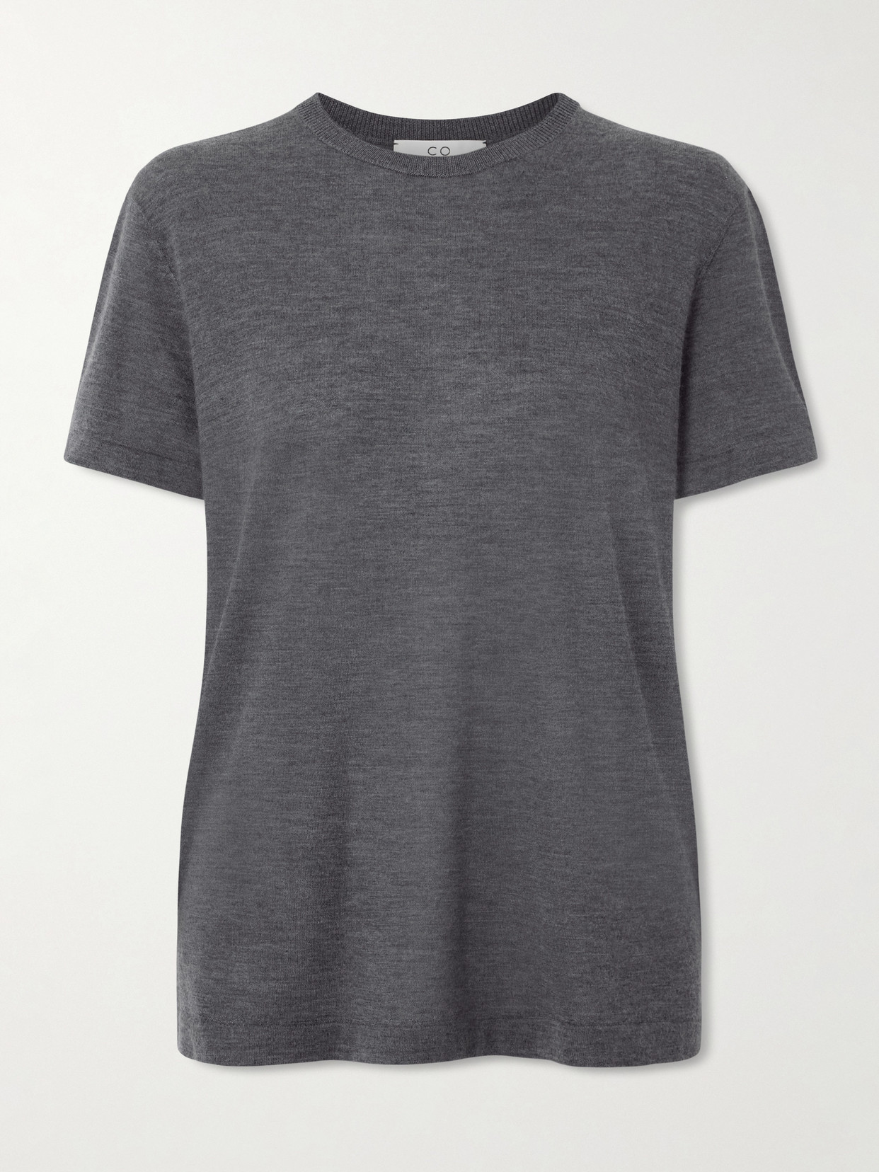 Co Cashmere T-shirt In Gray