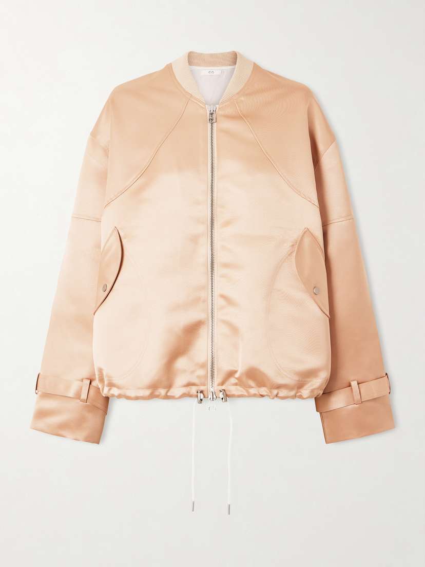 Co Sports Duchesse-satin Bomber Jacket