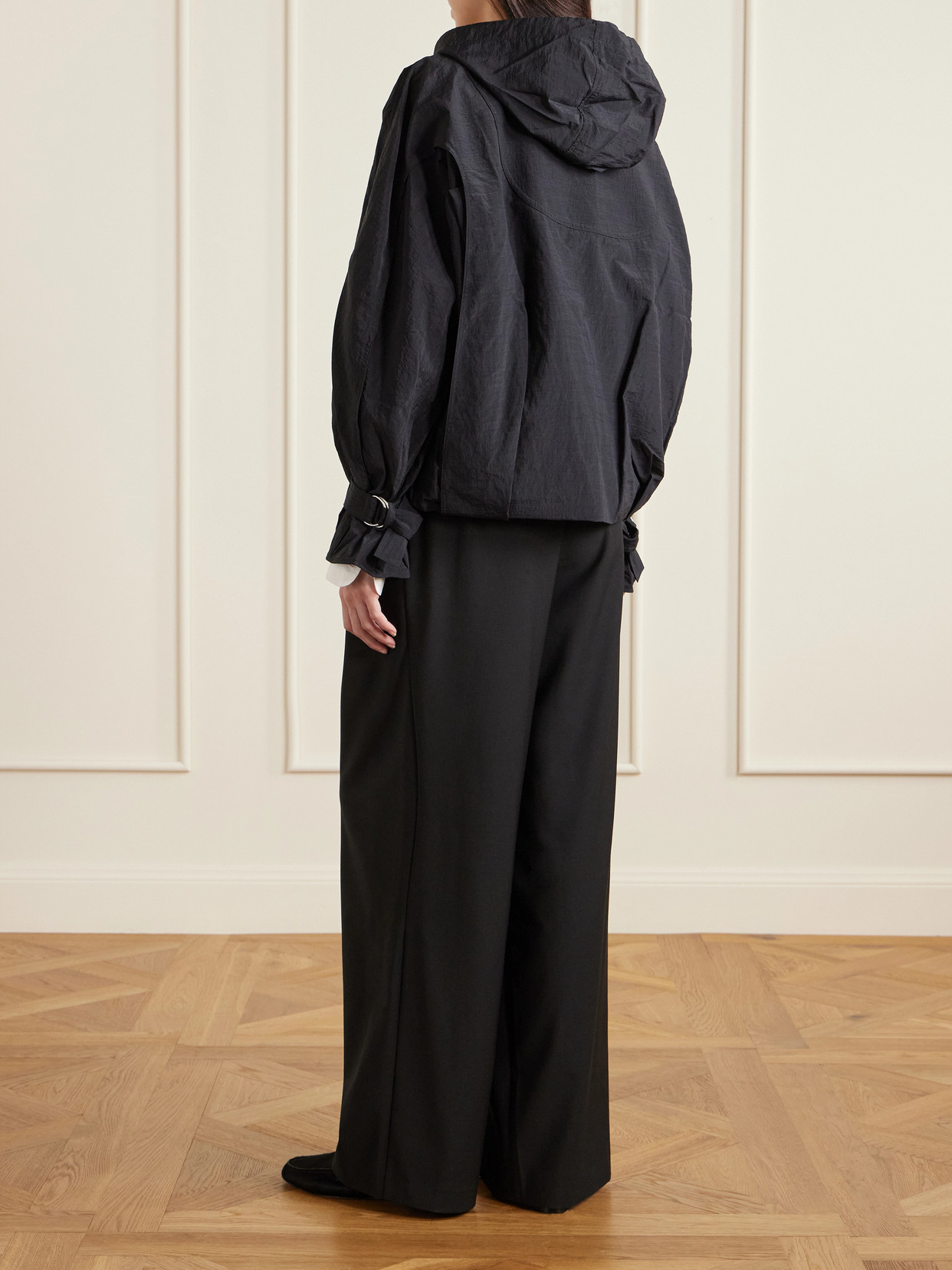 Recycled-Shell Half-Zip Jacket