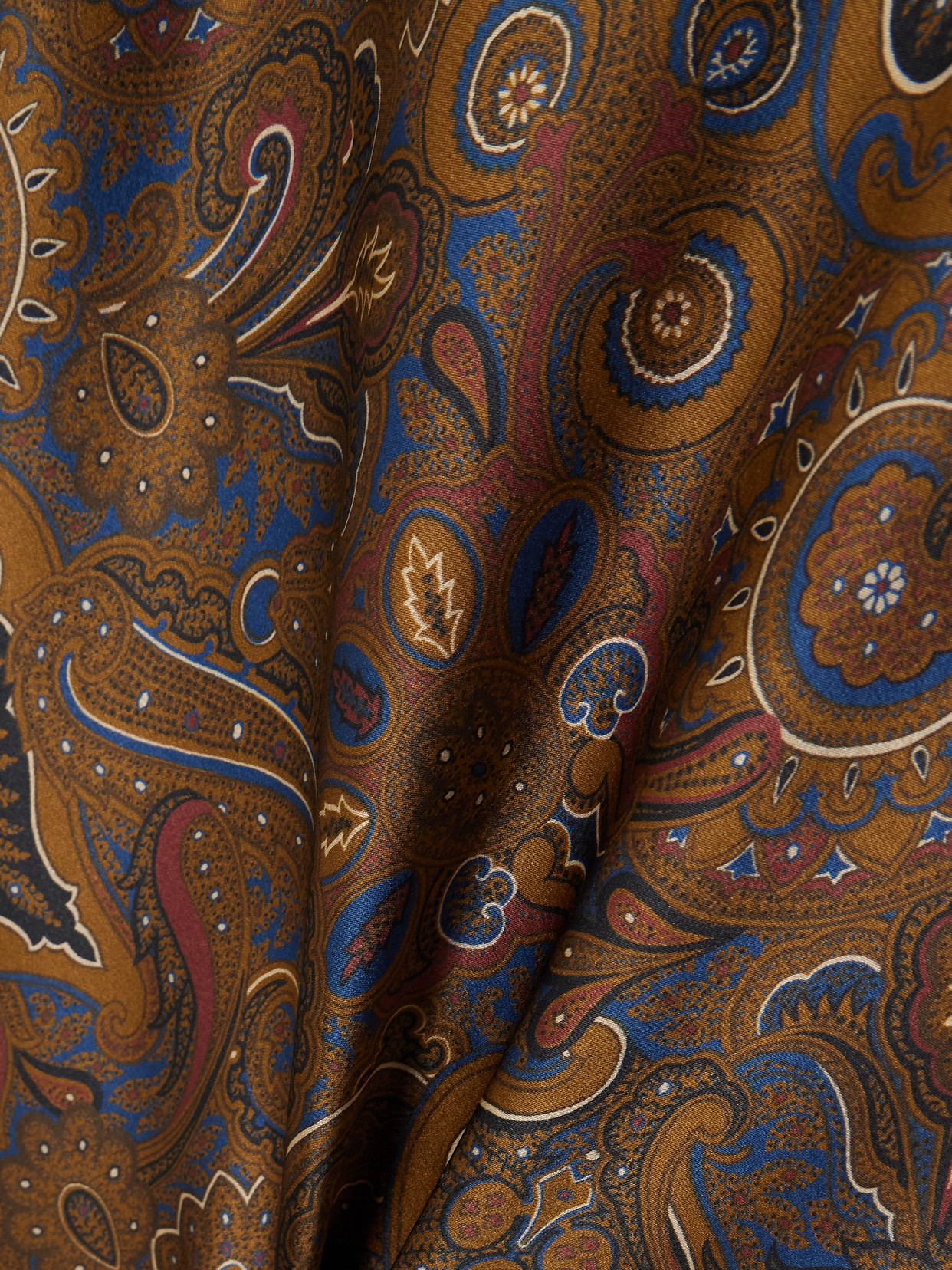 Veronica Beard Clover Paisley-print Silk-blend Satin Midi Skirt In Multi