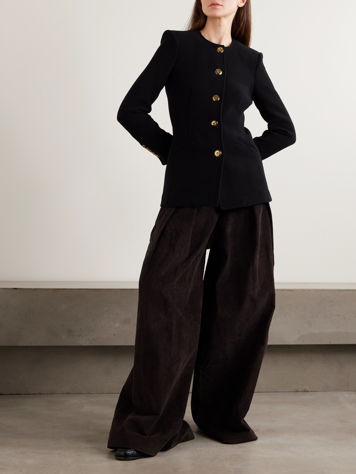 Veronica Beard Jessup Wool-blend Jacket In Black