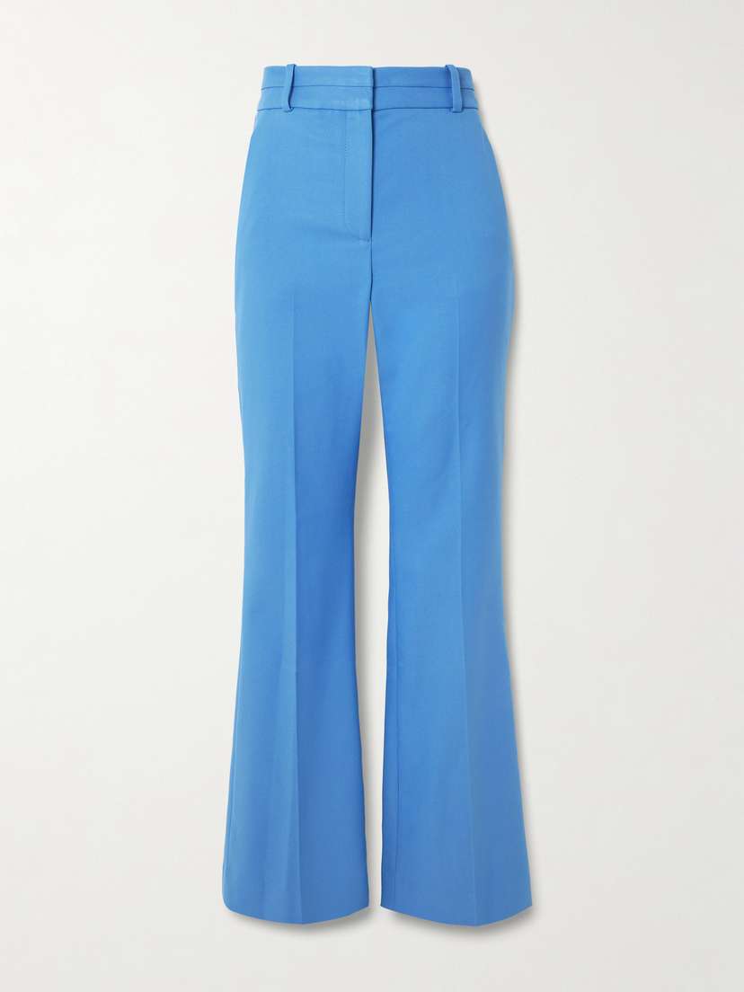 Veronica Beard Melvin Twill Flared Pants