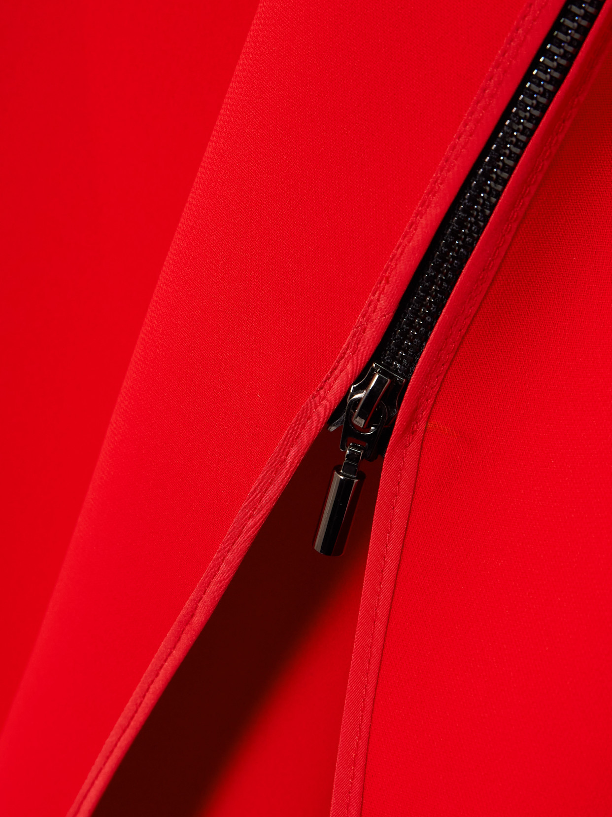 Maticevski Absolve Draped Crepe Gown In Red