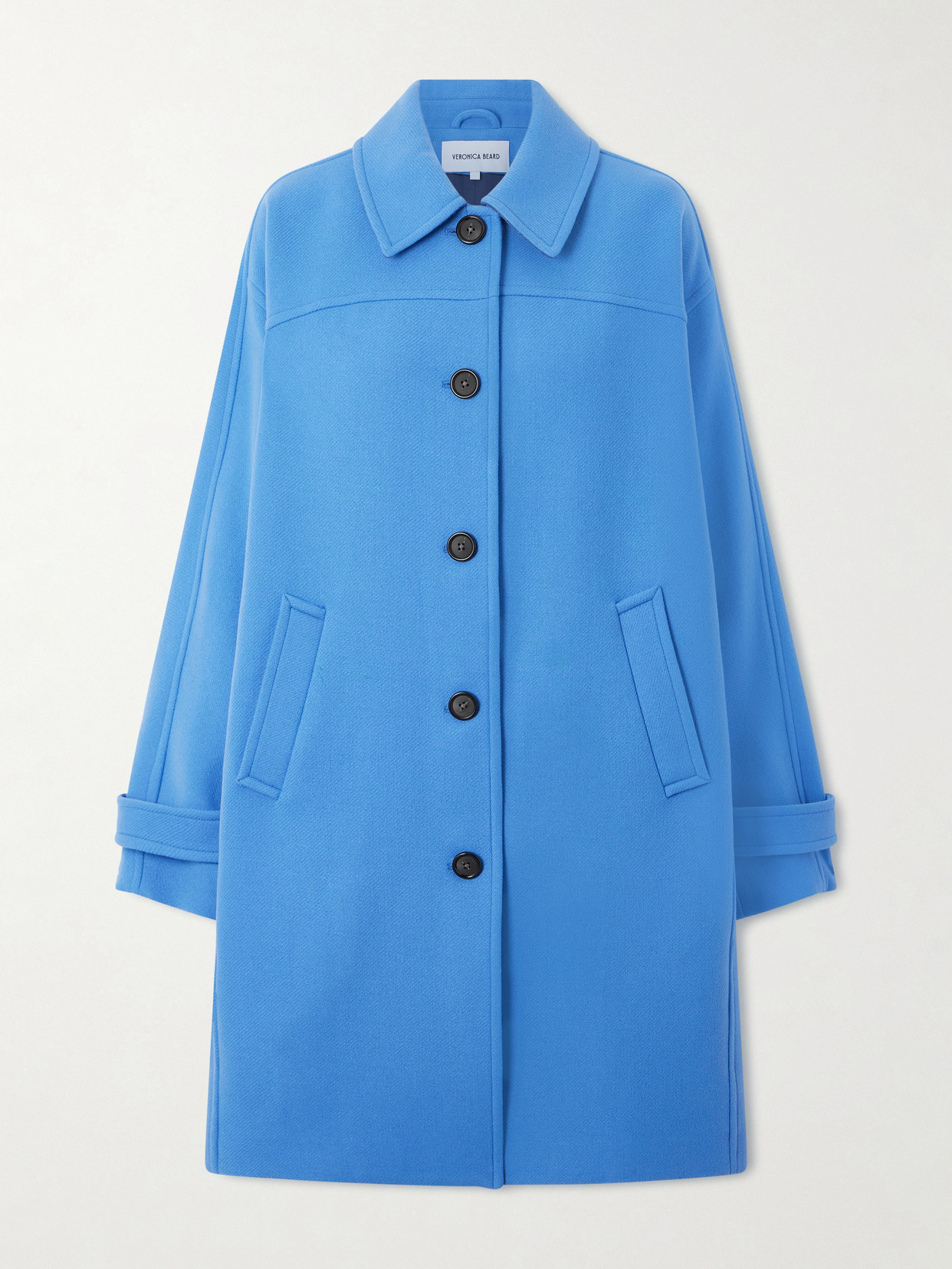 Veronica Beard Laurent Wool Blend Dickey Coat In Blue