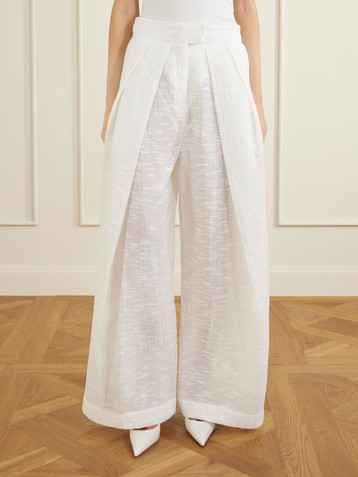 Maticevski Hello Sailor pleated organza pants